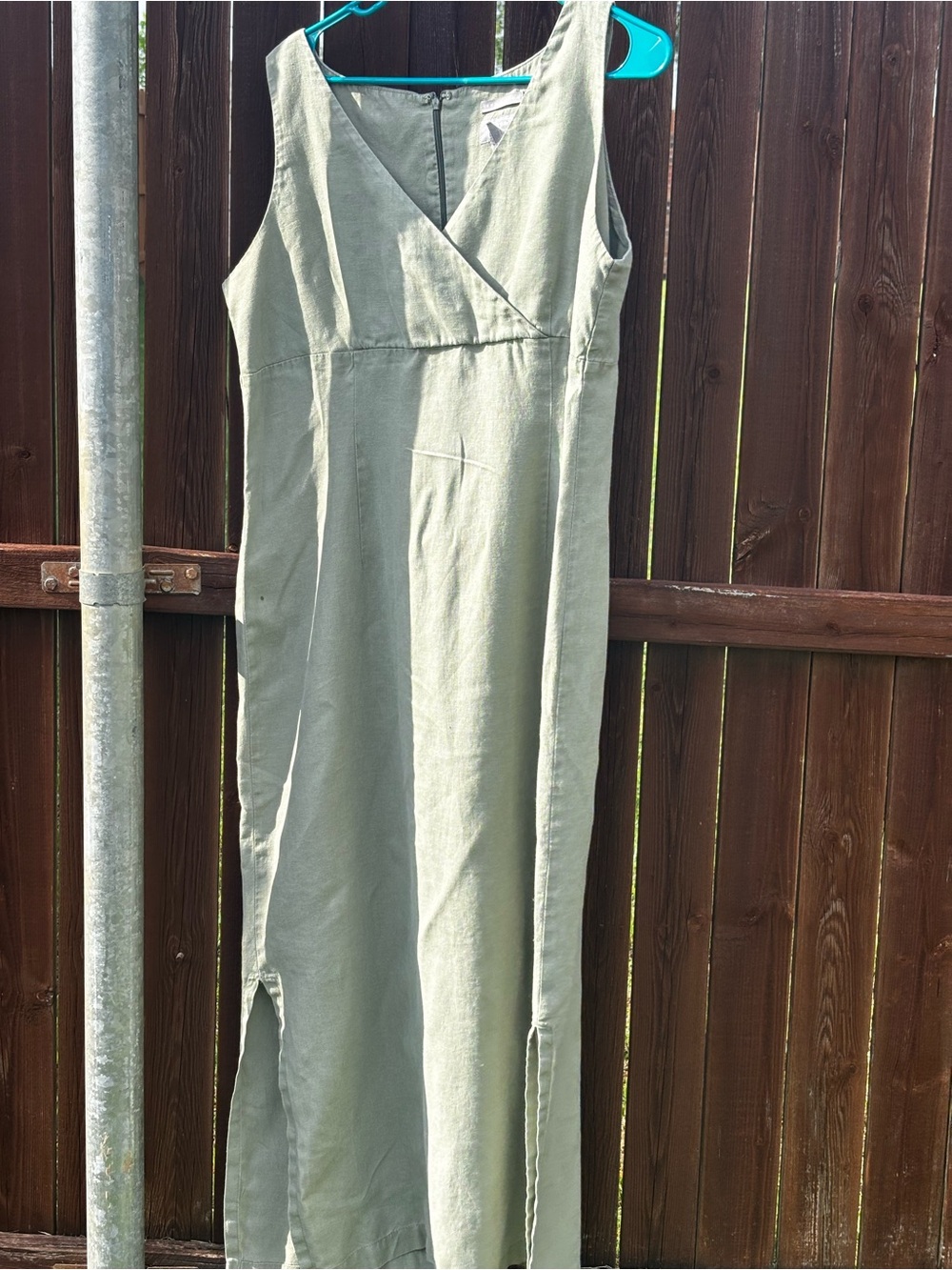 Old Navy Tan Olive Maxi Dress - Picture 12 of 12